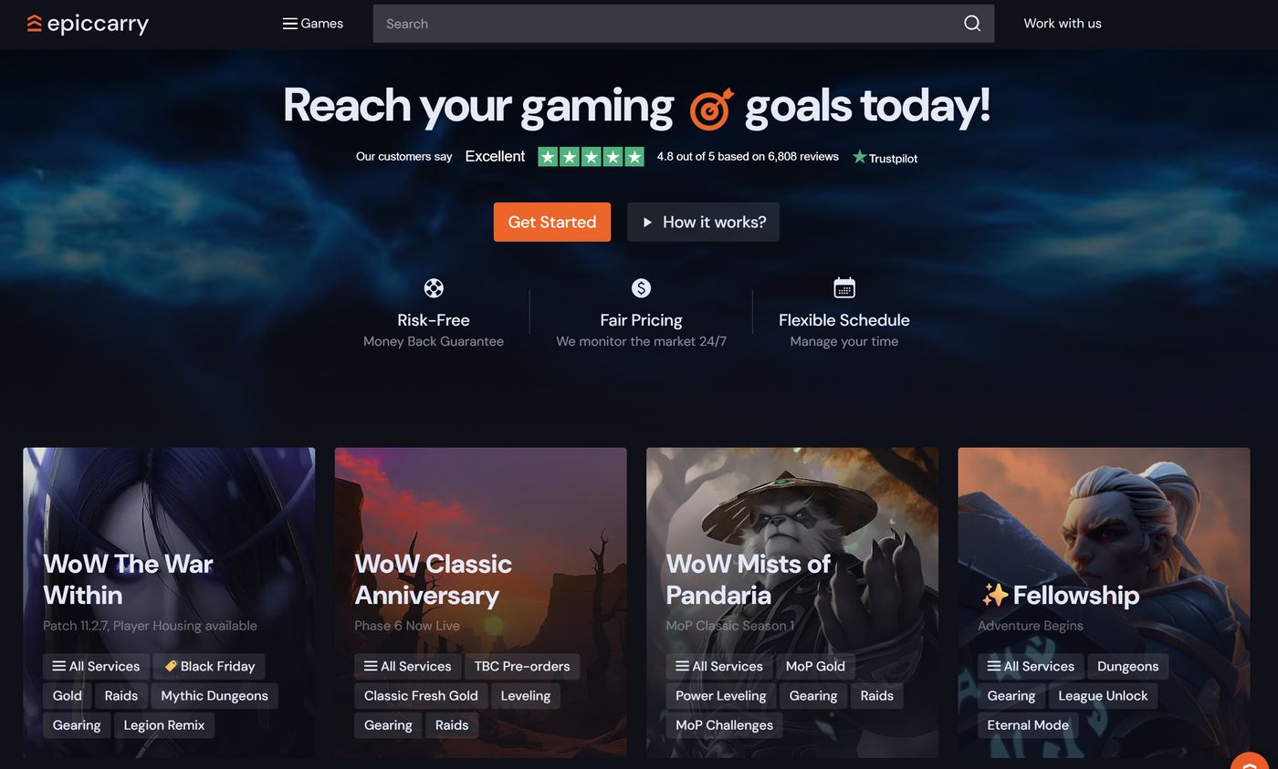 Epiccarry Boosting Service Review