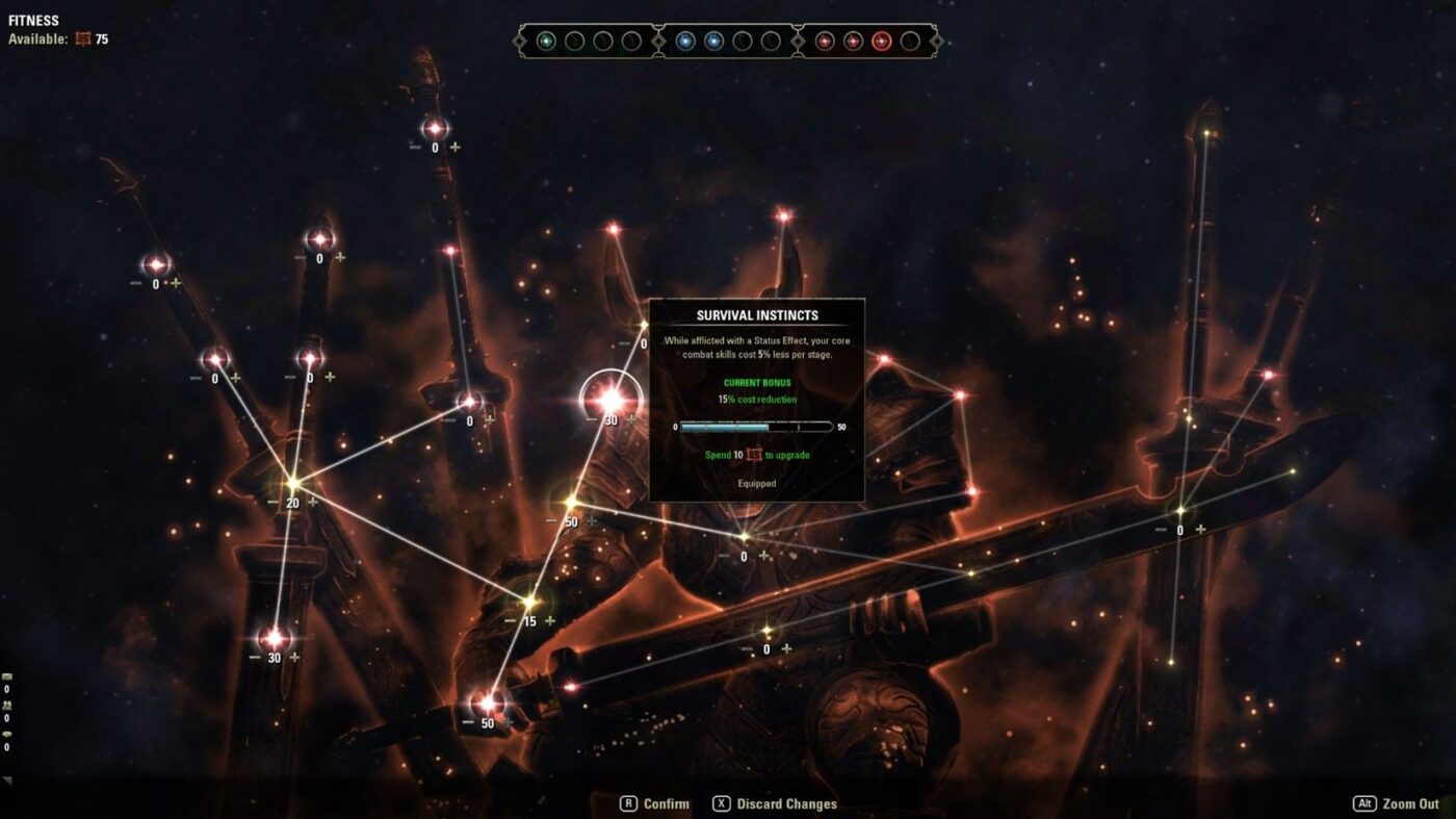 ESO Patch 45: CP Respec Discount and New Keystones