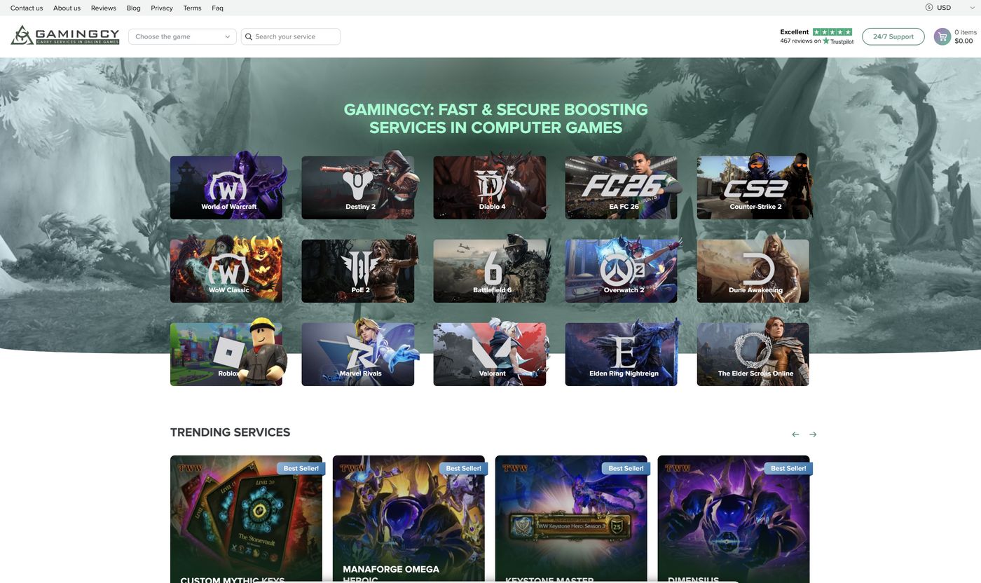 Gamingcy Boosting Service Review