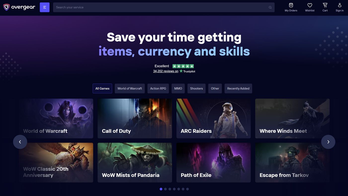 Overgear Boosting Service Review